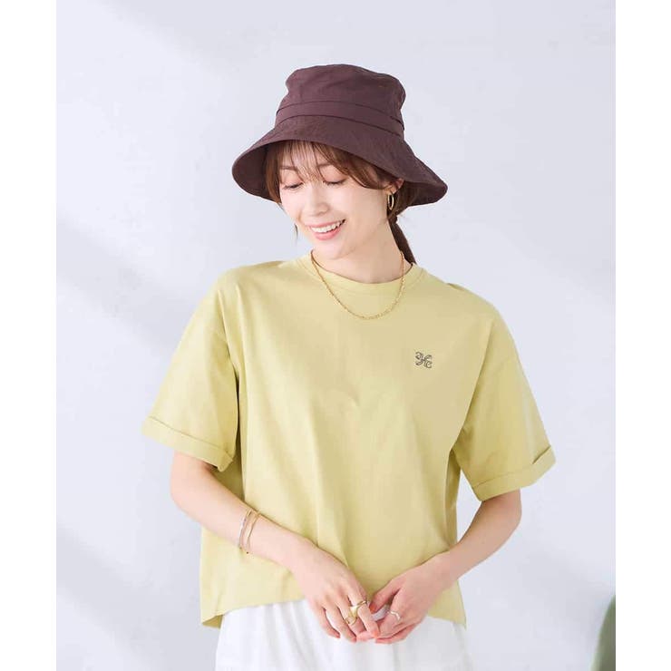 大人のクロップド刺繍Tシャツ【UVカット・接触冷感】 | a.v.v【WOMEN】 | 詳細画像8 