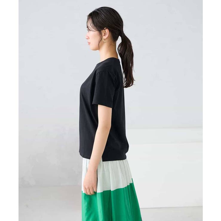 【UVカット/接触冷感】コンパクトロゴTシャツ | a.v.v【WOMEN】 | 詳細画像4 