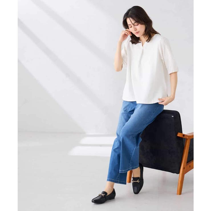 レースジャガードスリーブトップス | a.v.v【WOMEN】 | 詳細画像15 