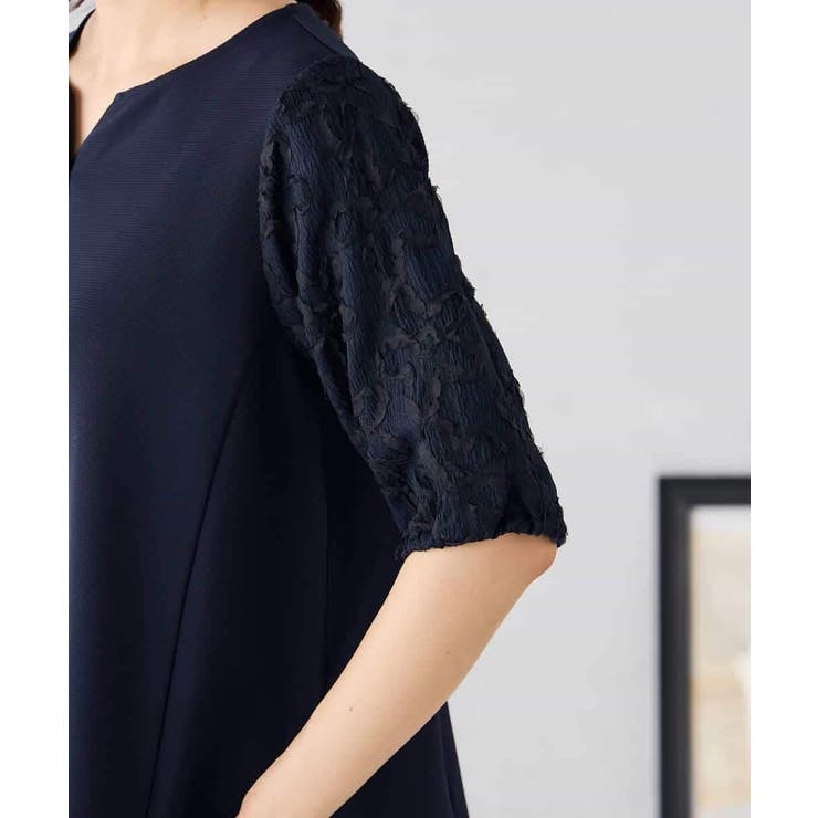 レースジャガードスリーブトップス | a.v.v【WOMEN】 | 詳細画像21 