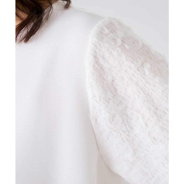 レースジャガードスリーブトップス | a.v.v【WOMEN】 | 詳細画像24 