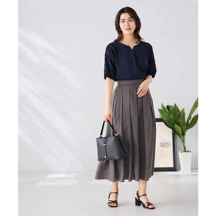 レースジャガードスリーブトップス | a.v.v【WOMEN】 | 詳細画像5 