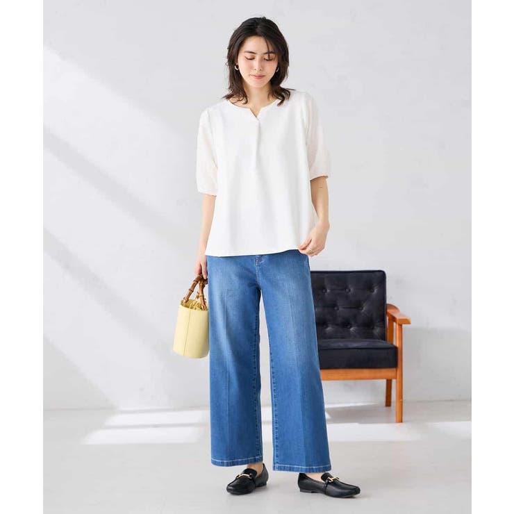 レースジャガードスリーブトップス | a.v.v【WOMEN】 | 詳細画像9 