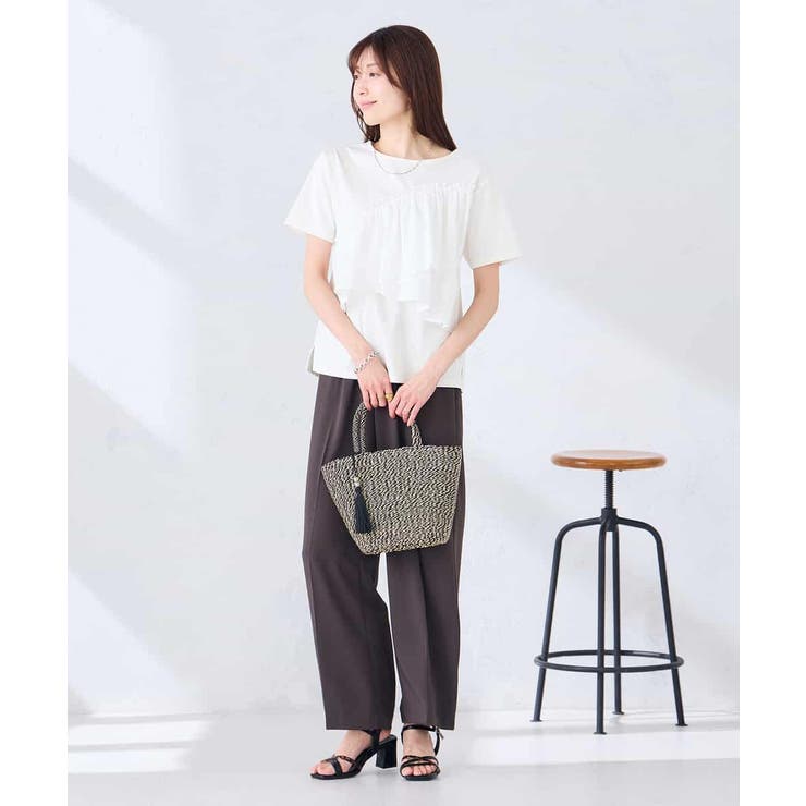 フリルドッキングTシャツ | a.v.v【WOMEN】 | 詳細画像5 