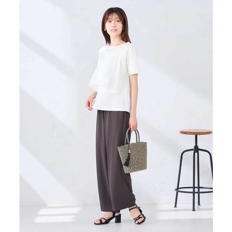 フリルドッキングTシャツ | a.v.v【WOMEN】 | 詳細画像6 