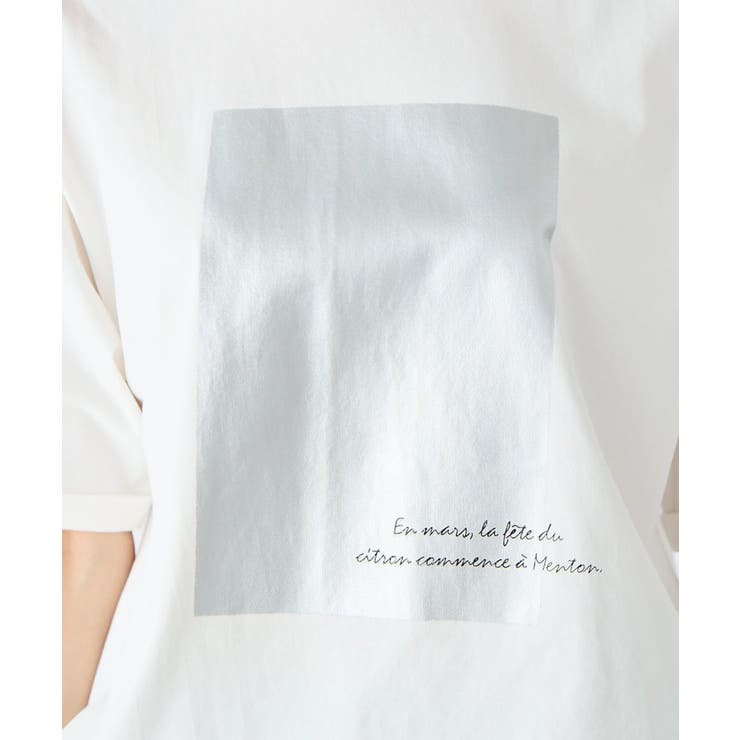 裾ドロストロゴTシャツ | a.v.v【WOMEN】 | 詳細画像30 