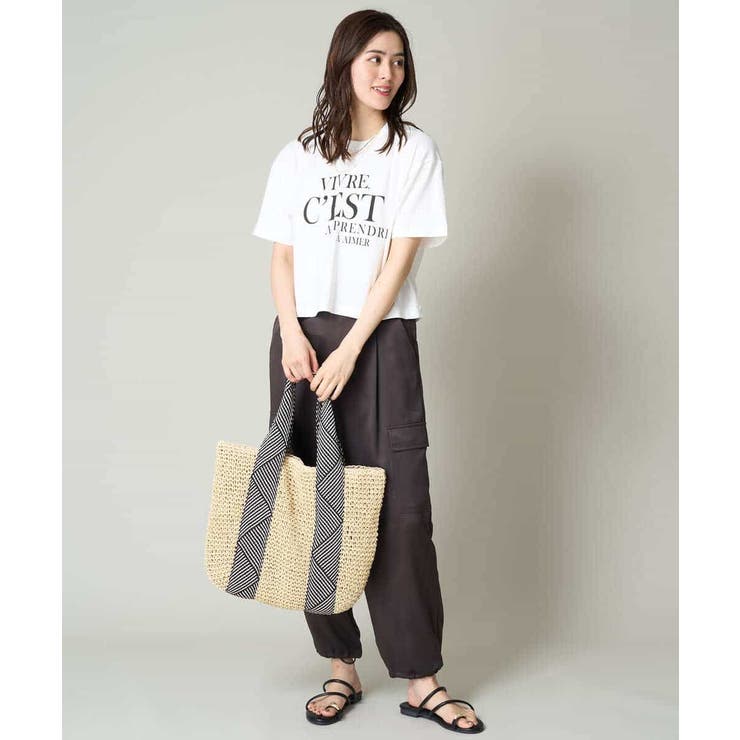 クロップドロゴTシャツ | a.v.v【WOMEN】 | 詳細画像19 