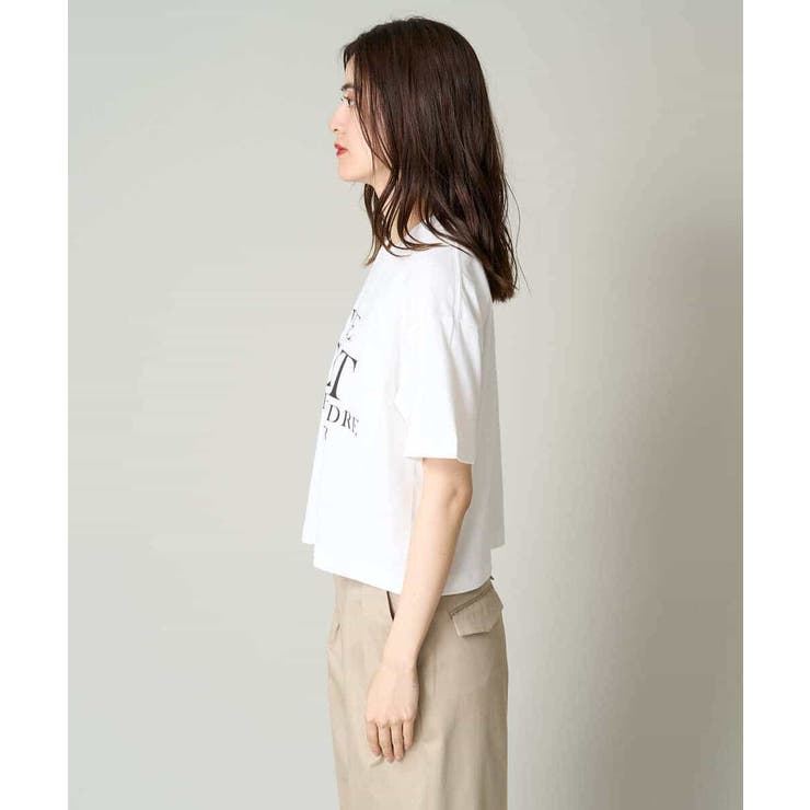 クロップドロゴTシャツ | a.v.v【WOMEN】 | 詳細画像30 