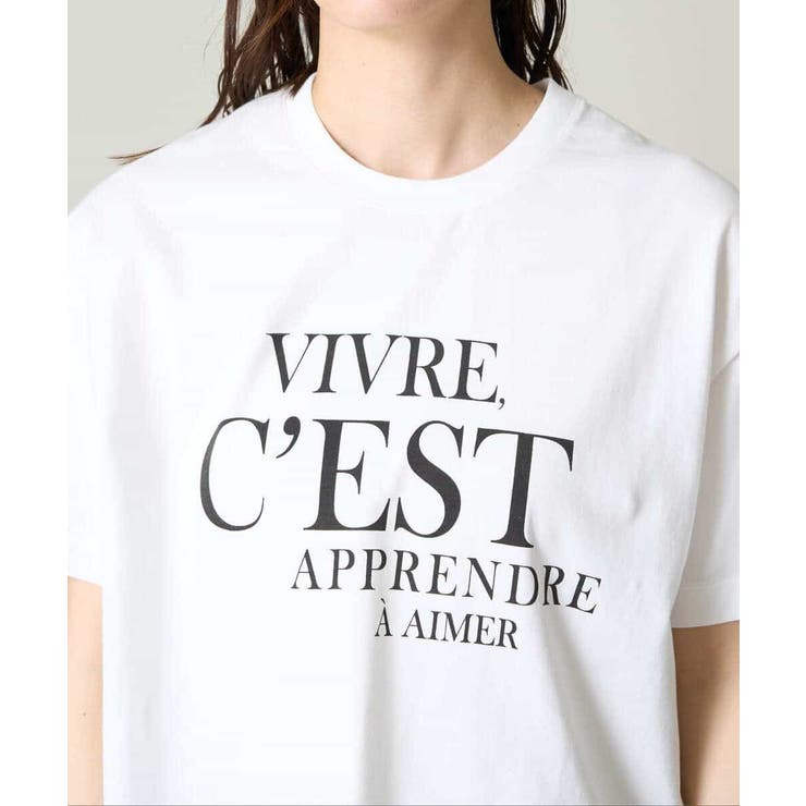 クロップドロゴTシャツ | a.v.v【WOMEN】 | 詳細画像32 