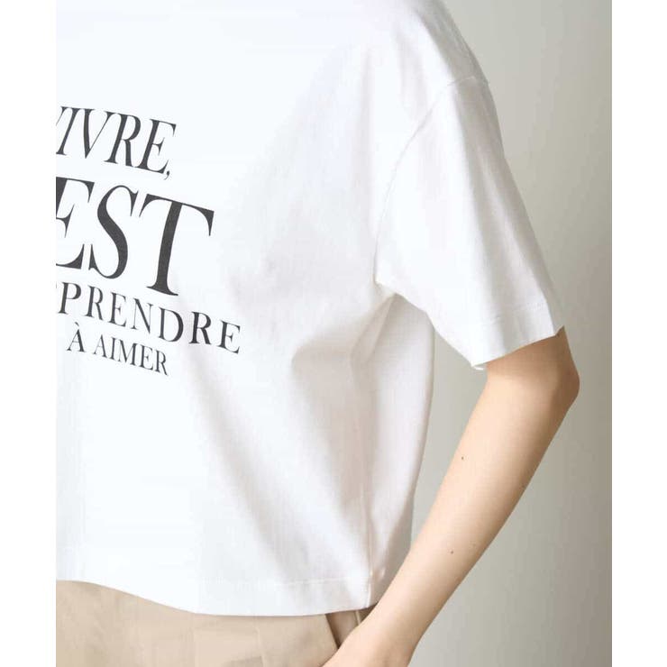 クロップドロゴTシャツ | a.v.v【WOMEN】 | 詳細画像33 