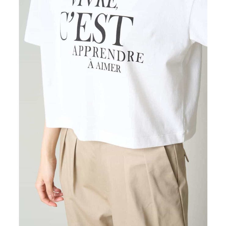 クロップドロゴTシャツ | a.v.v【WOMEN】 | 詳細画像34 