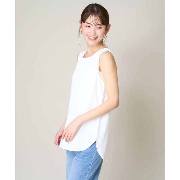 ラウンドヘムロングタンクトップ | a.v.v【WOMEN】 | 詳細画像10 