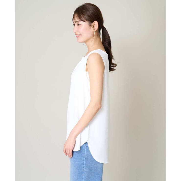ラウンドヘムロングタンクトップ | a.v.v【WOMEN】 | 詳細画像11 