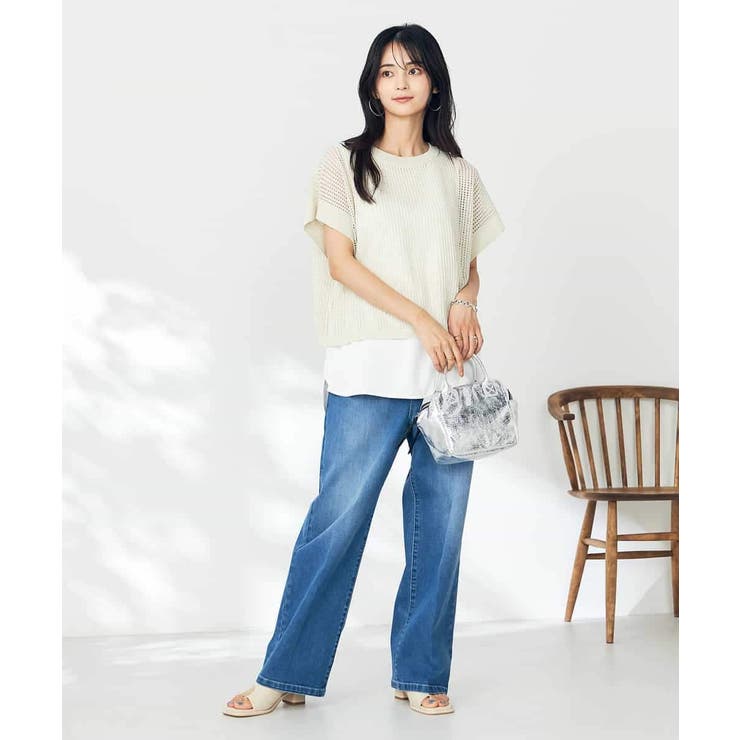 ラウンドヘムロングタンクトップ | a.v.v【WOMEN】 | 詳細画像4 