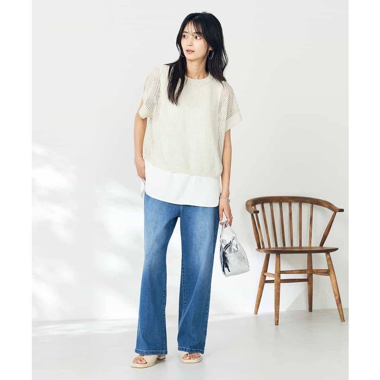 ラウンドヘムロングタンクトップ | a.v.v【WOMEN】 | 詳細画像6 