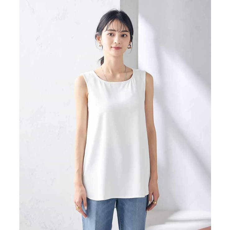 ラウンドヘムロングタンクトップ | a.v.v【WOMEN】 | 詳細画像8 