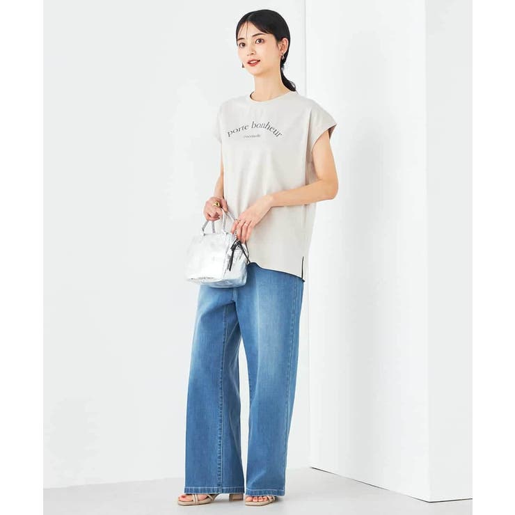 【コットン100%】フレンチスリーブロゴTシャツ | a.v.v【WOMEN】 | 詳細画像12 