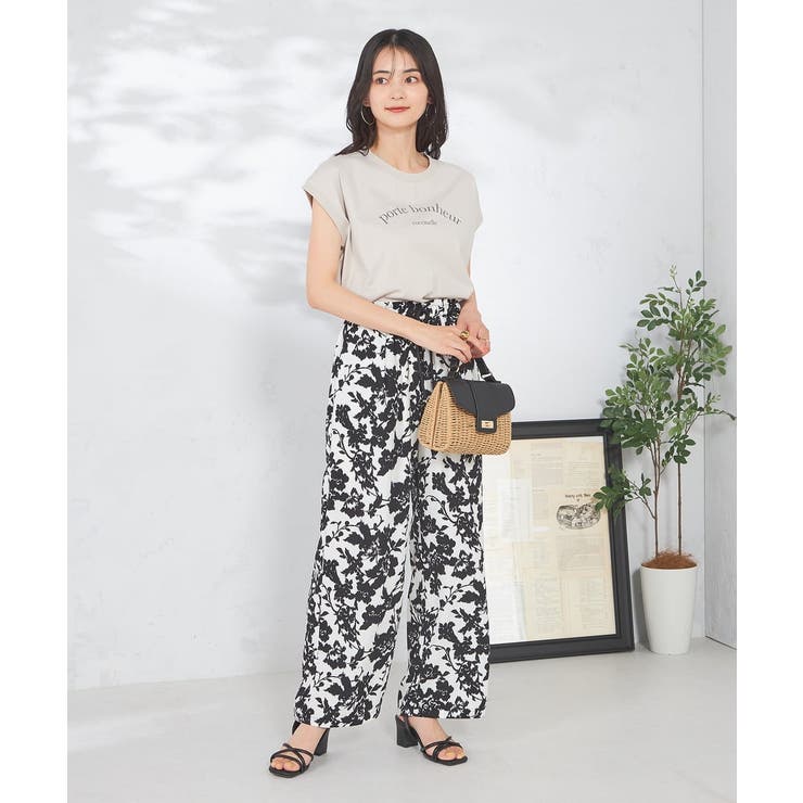 【コットン100%】フレンチスリーブロゴTシャツ | a.v.v【WOMEN】 | 詳細画像18 