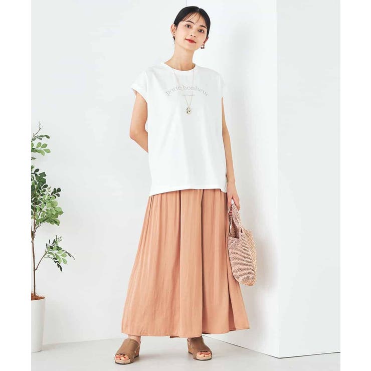 【コットン100%】フレンチスリーブロゴTシャツ | a.v.v【WOMEN】 | 詳細画像27 