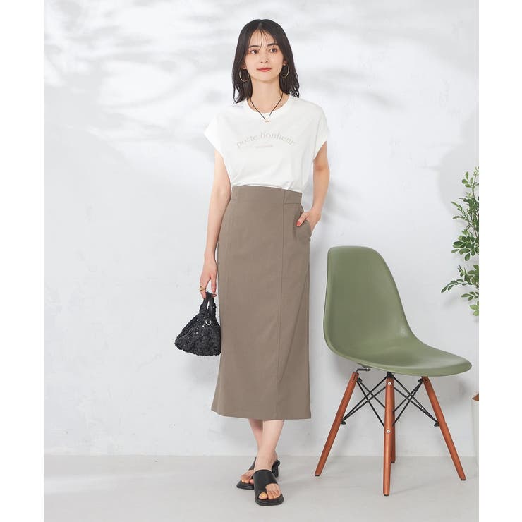 【コットン100%】フレンチスリーブロゴTシャツ | a.v.v【WOMEN】 | 詳細画像31 