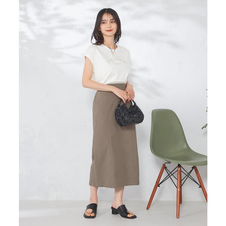 【コットン100%】フレンチスリーブロゴTシャツ | a.v.v【WOMEN】 | 詳細画像32 