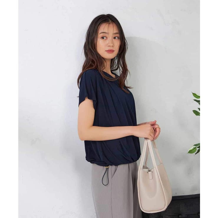 【接触冷感/UVカット/吸水速乾】ドロストヘムカットソー | a.v.v【WOMEN】 | 詳細画像12 