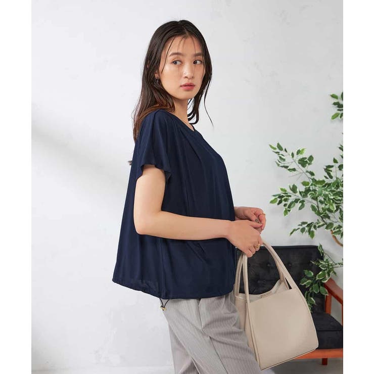 【接触冷感/UVカット/吸水速乾】ドロストヘムカットソー | a.v.v【WOMEN】 | 詳細画像17 