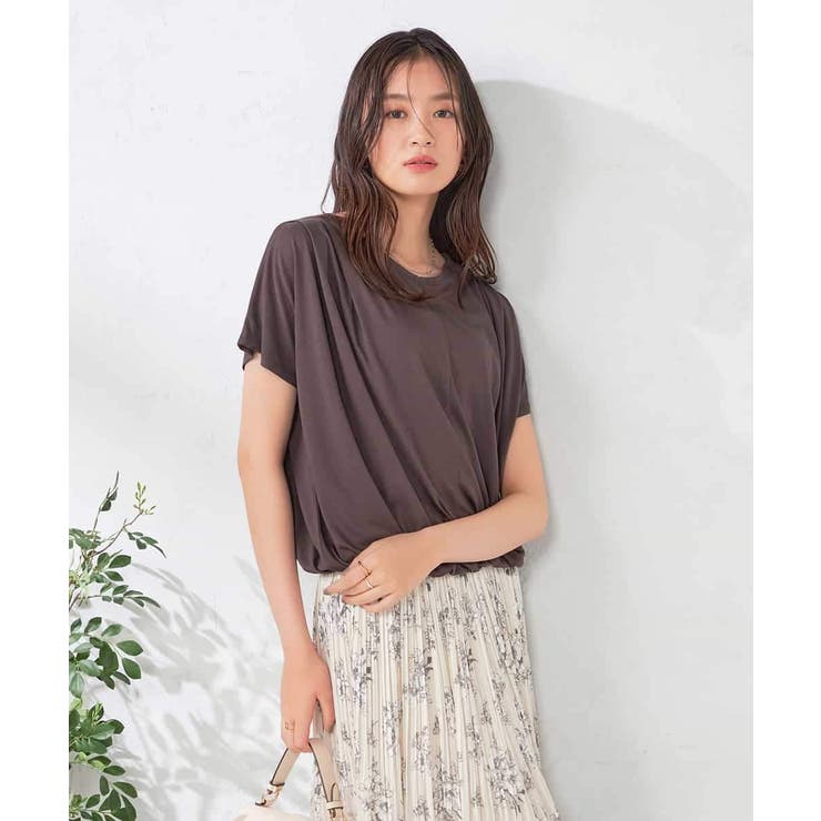 【接触冷感/UVカット/吸水速乾】ドロストヘムカットソー | a.v.v【WOMEN】 | 詳細画像2 