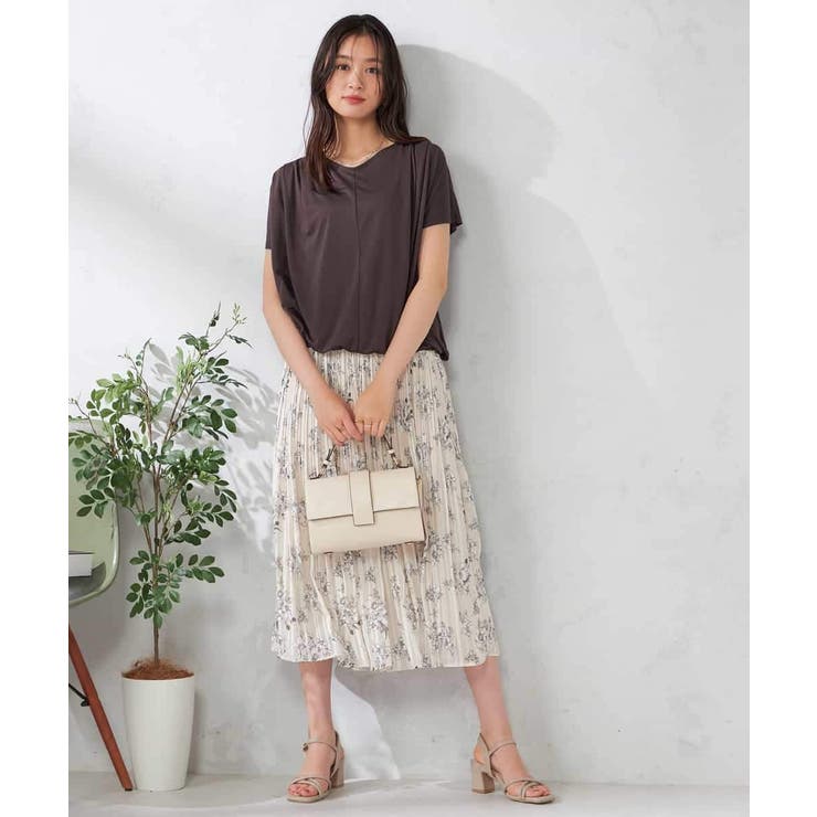 【接触冷感/UVカット/吸水速乾】ドロストヘムカットソー | a.v.v【WOMEN】 | 詳細画像6 