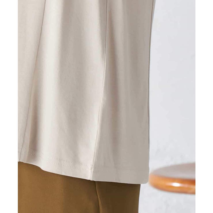 【接触冷感/UVカット/吸水速乾】チュールラッフルスリーブカットソー | a.v.v【WOMEN】 | 詳細画像37 