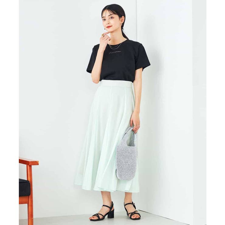 【コットン100%】コンパクト刺繍ロゴTシャツ | a.v.v【WOMEN】 | 詳細画像26 