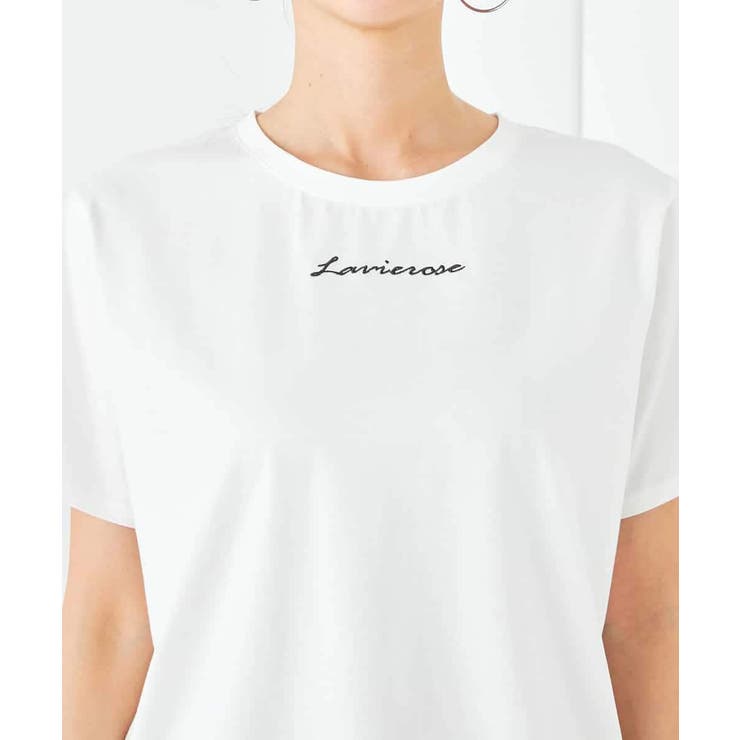 【コットン100%】コンパクト刺繍ロゴTシャツ | a.v.v【WOMEN】 | 詳細画像31 