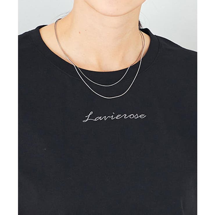 【コットン100%】コンパクト刺繍ロゴTシャツ | a.v.v【WOMEN】 | 詳細画像38 