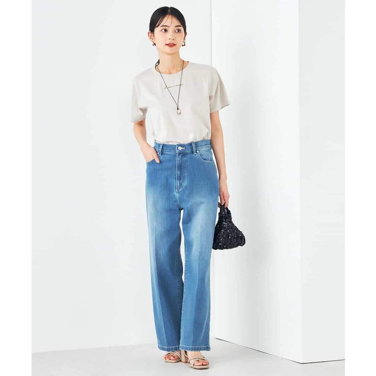 【コットン100%】コンパクト刺繍ロゴTシャツ | a.v.v【WOMEN】 | 詳細画像6 