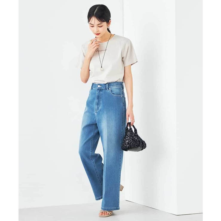 【コットン100%】コンパクト刺繍ロゴTシャツ | a.v.v【WOMEN】 | 詳細画像7 