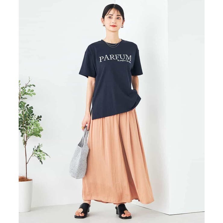 【コットン100%】大人のロゴTシャツ | a.v.v【WOMEN】 | 詳細画像13 