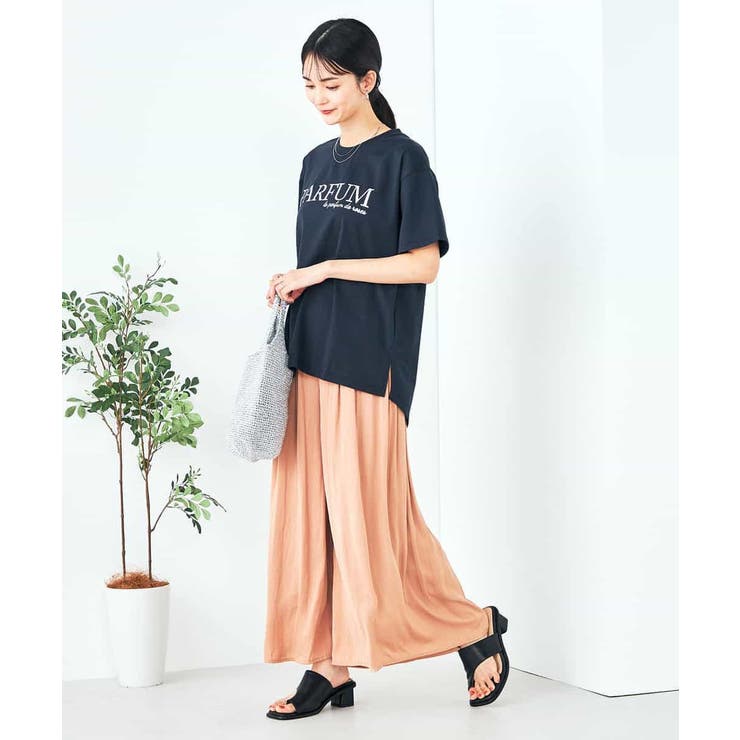 【コットン100%】大人のロゴTシャツ | a.v.v【WOMEN】 | 詳細画像15 