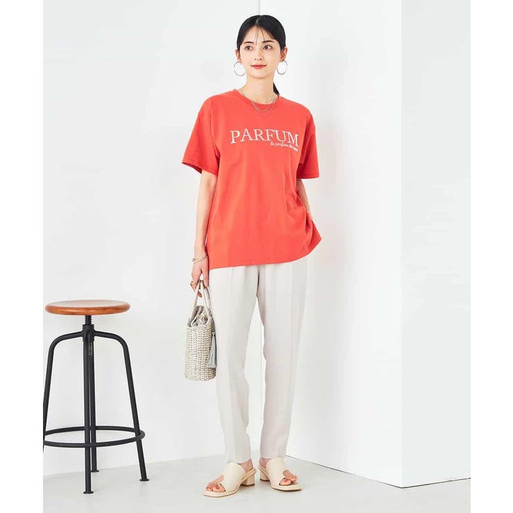 【コットン100%】大人のロゴTシャツ | a.v.v【WOMEN】 | 詳細画像4 