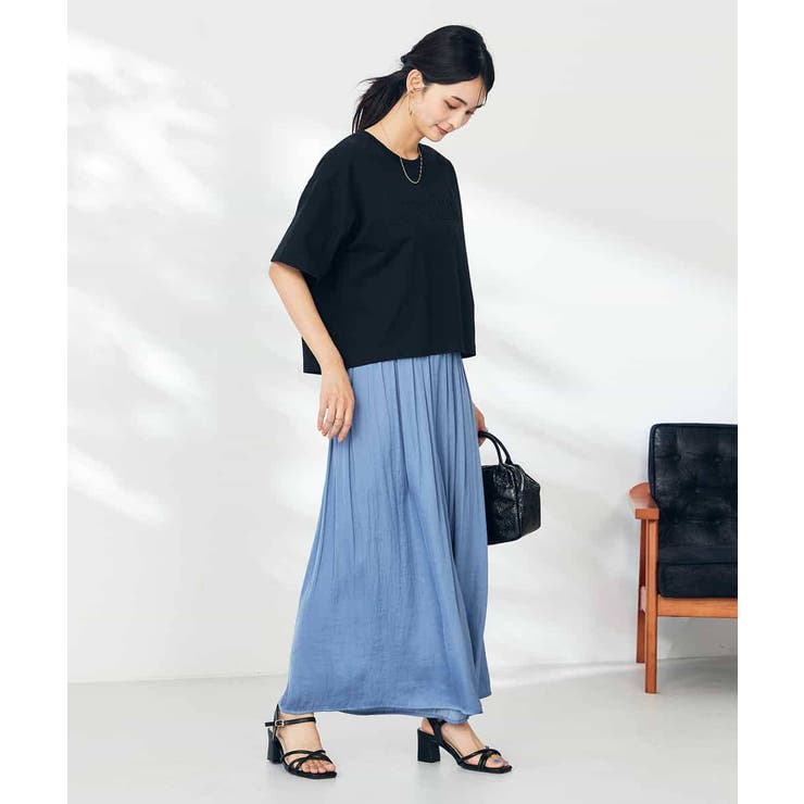 エンボスロゴクロップドTシャツ | a.v.v【WOMEN】 | 詳細画像20 