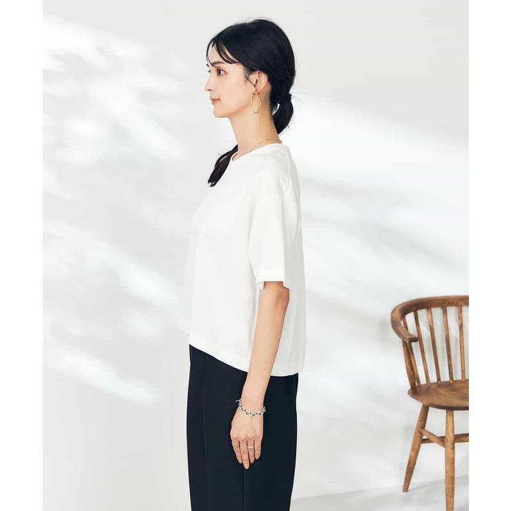 エンボスロゴクロップドTシャツ | a.v.v【WOMEN】 | 詳細画像24 
