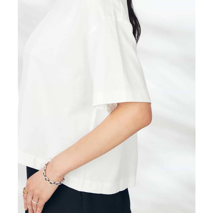 エンボスロゴクロップドTシャツ | a.v.v【WOMEN】 | 詳細画像27 