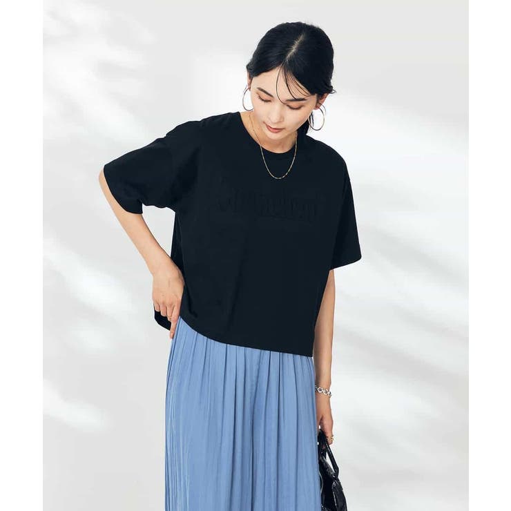 エンボスロゴクロップドTシャツ[品番：ITKW0021346]｜a.v.v