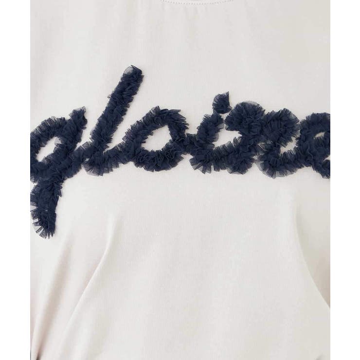 【コットン100%】チュールロゴ刺繍Tシャツ | a.v.v【WOMEN】 | 詳細画像31 