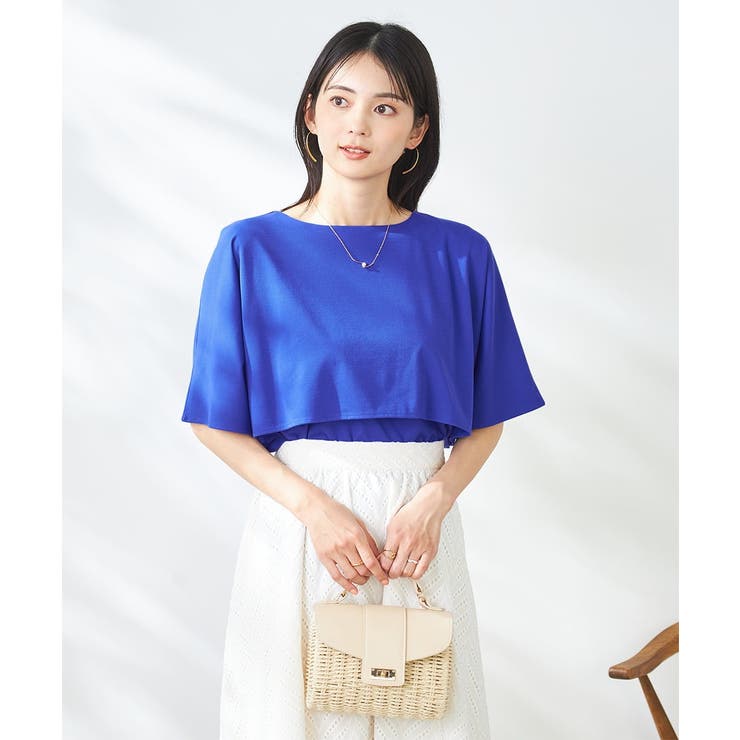 【接触冷感/UVカット】レイヤードライクカットソー | a.v.v【WOMEN】 | 詳細画像1 