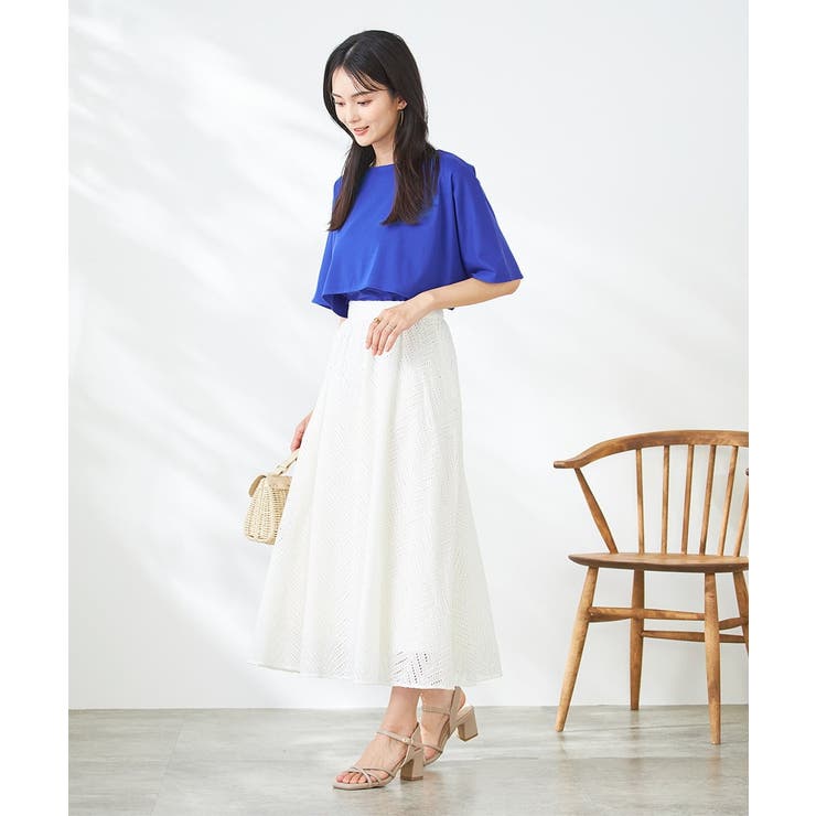 【接触冷感/UVカット】レイヤードライクカットソー | a.v.v【WOMEN】 | 詳細画像10 