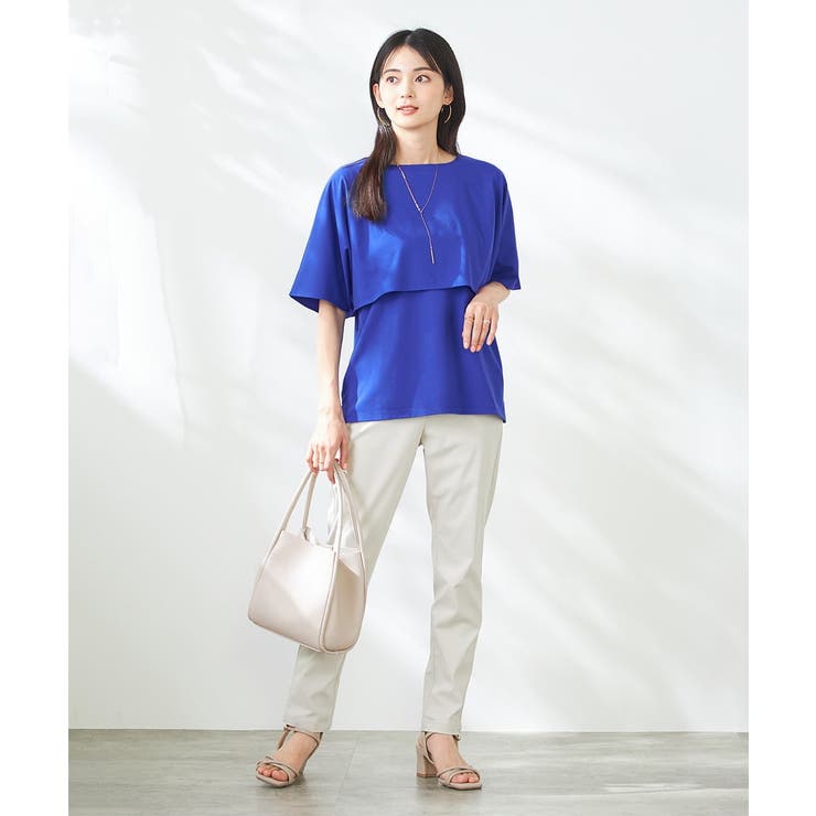 【接触冷感/UVカット】レイヤードライクカットソー | a.v.v【WOMEN】 | 詳細画像15 