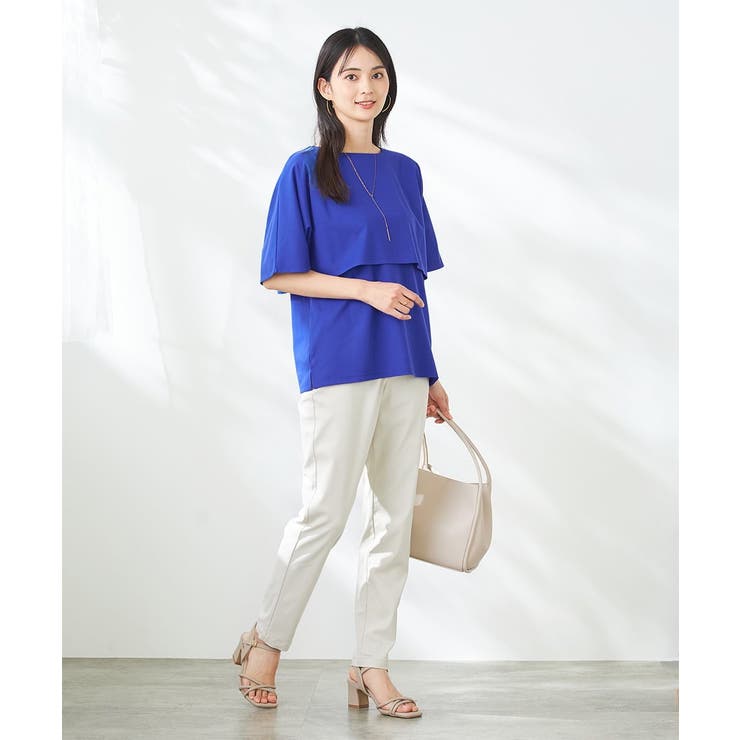 【接触冷感/UVカット】レイヤードライクカットソー | a.v.v【WOMEN】 | 詳細画像16 