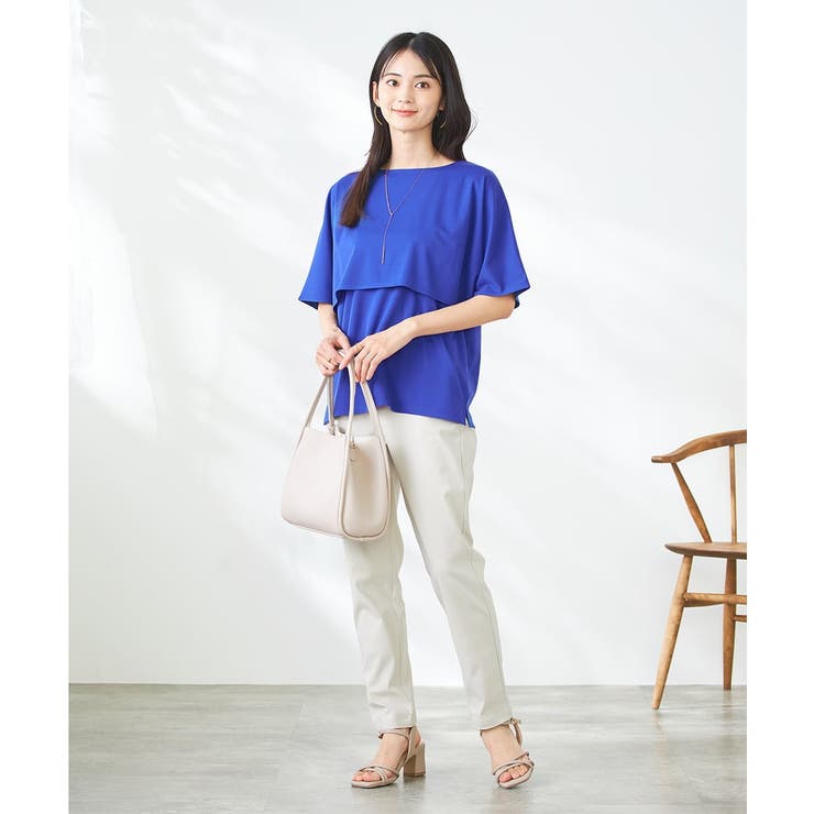 【接触冷感/UVカット】レイヤードライクカットソー | a.v.v【WOMEN】 | 詳細画像17 