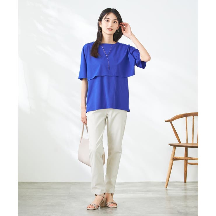 【接触冷感/UVカット】レイヤードライクカットソー | a.v.v【WOMEN】 | 詳細画像18 