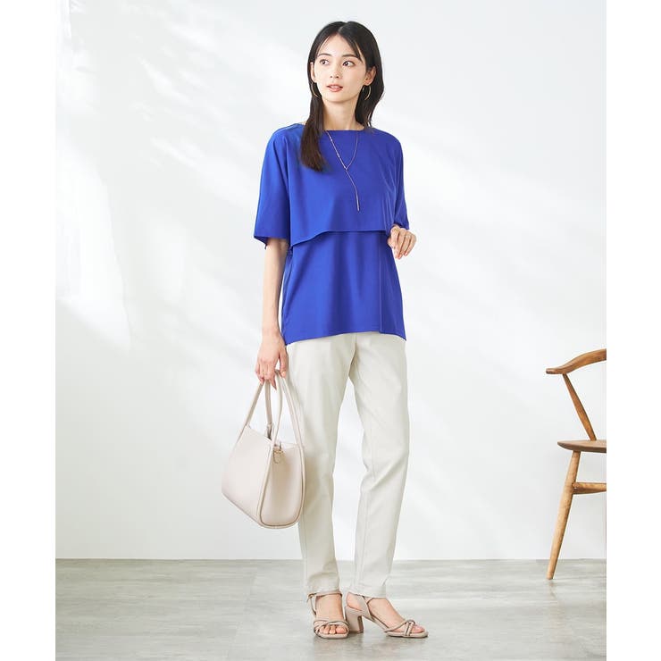 【接触冷感/UVカット】レイヤードライクカットソー | a.v.v【WOMEN】 | 詳細画像19 